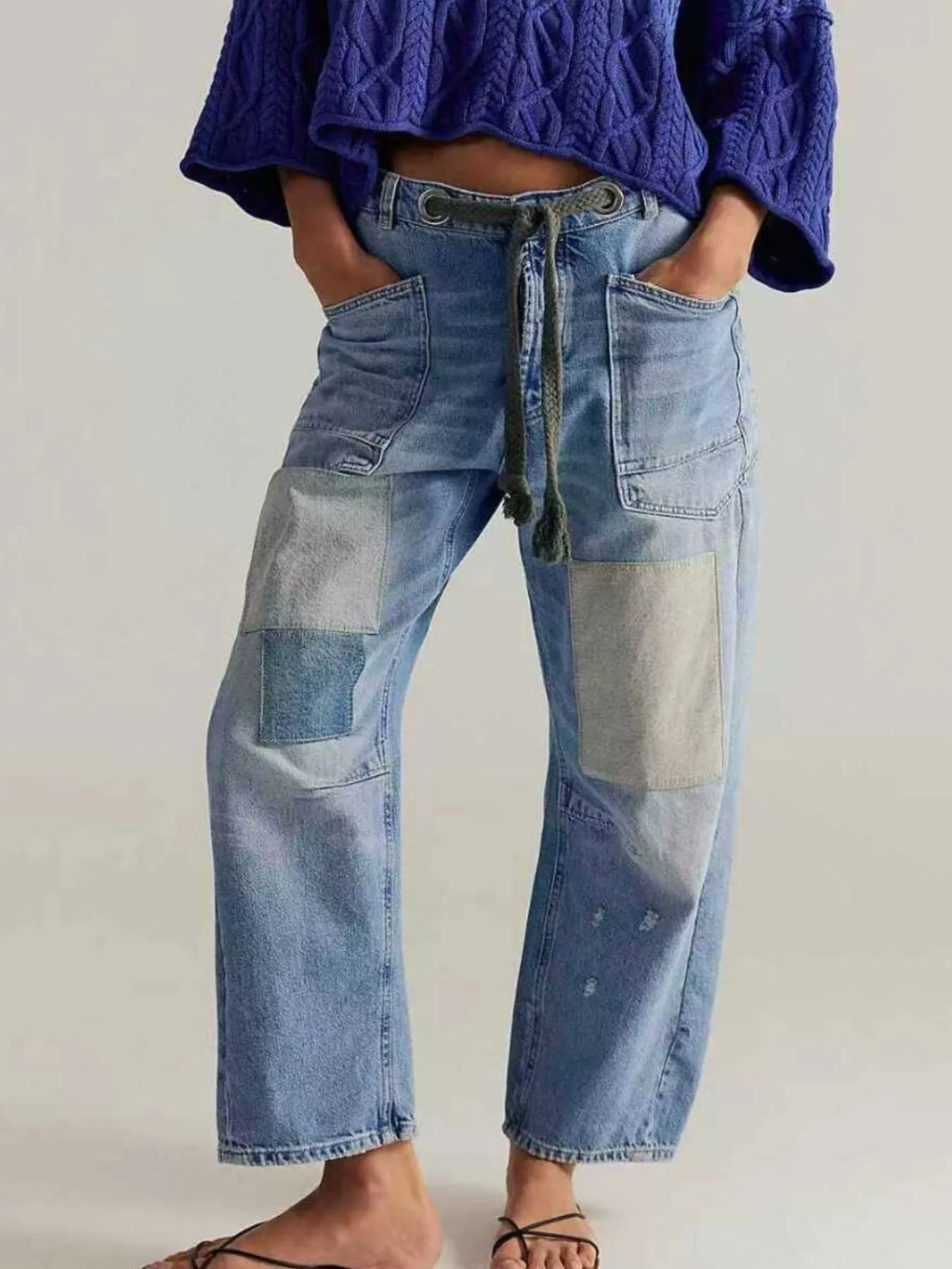 Washed Relaxed Fit Jeans Light