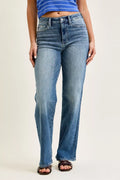 Judy Blue Mid Rise Straight Denim Jeans 82719 MD