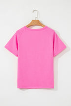 Bonbon Colorful Striped Casual Tee