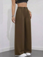 High-Waisted Wide Leg Pants