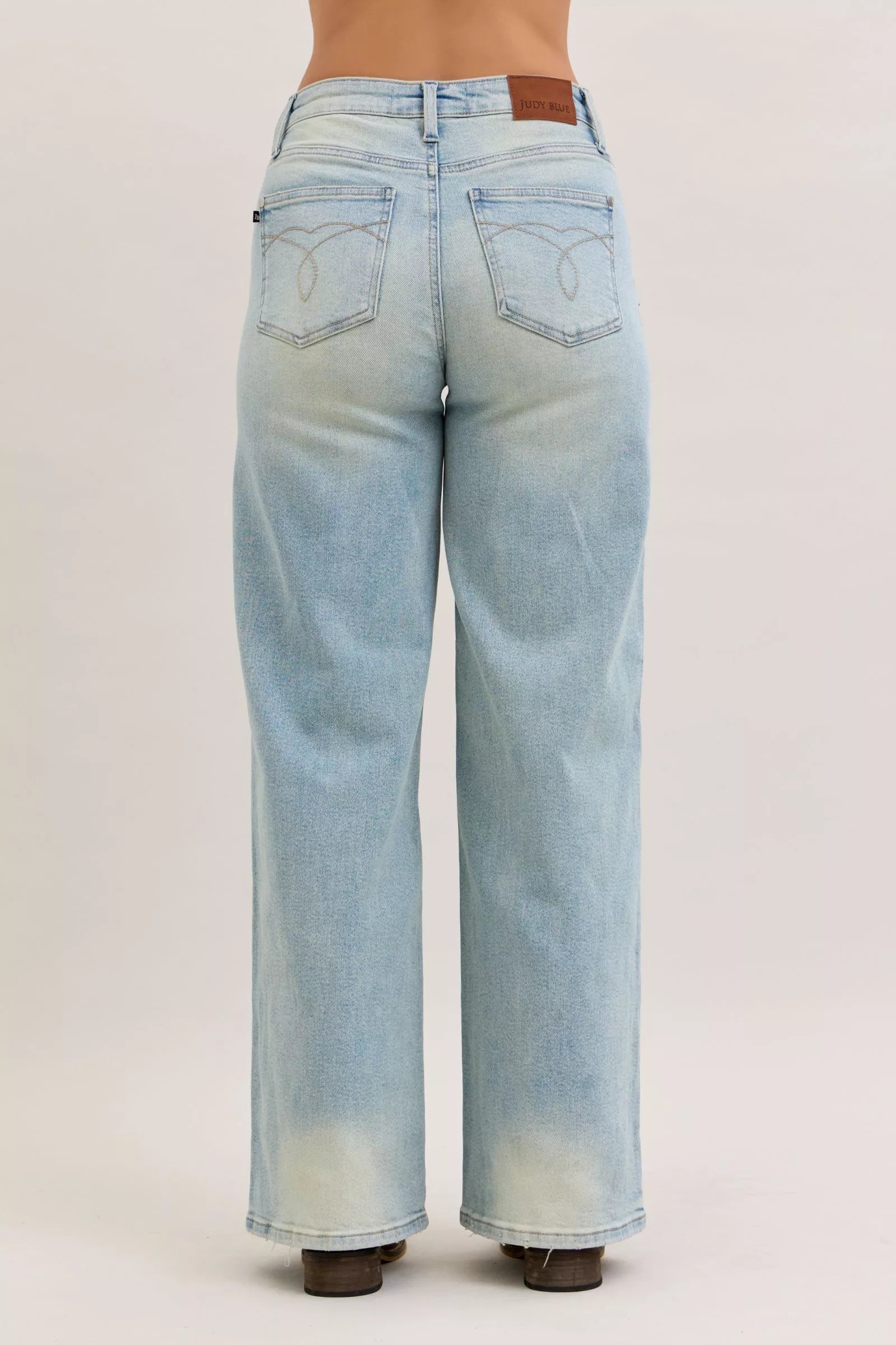 Judy Blue High Waist Column Straight Jeans 881044